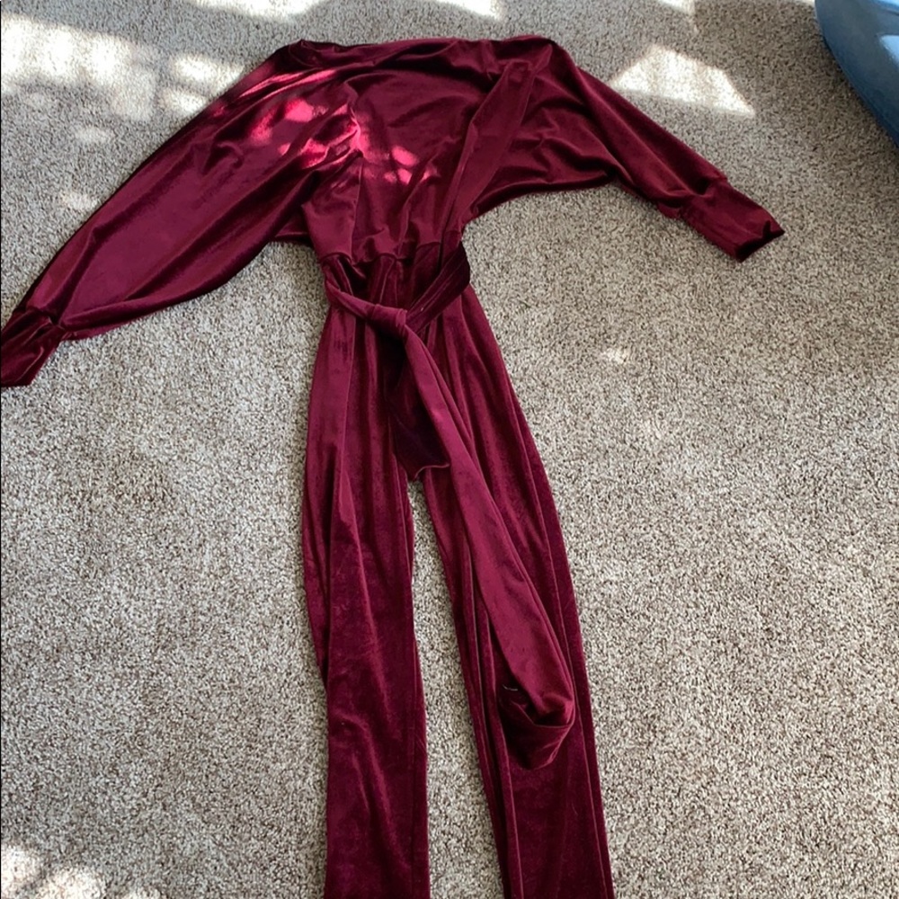Velvet jumpsuit